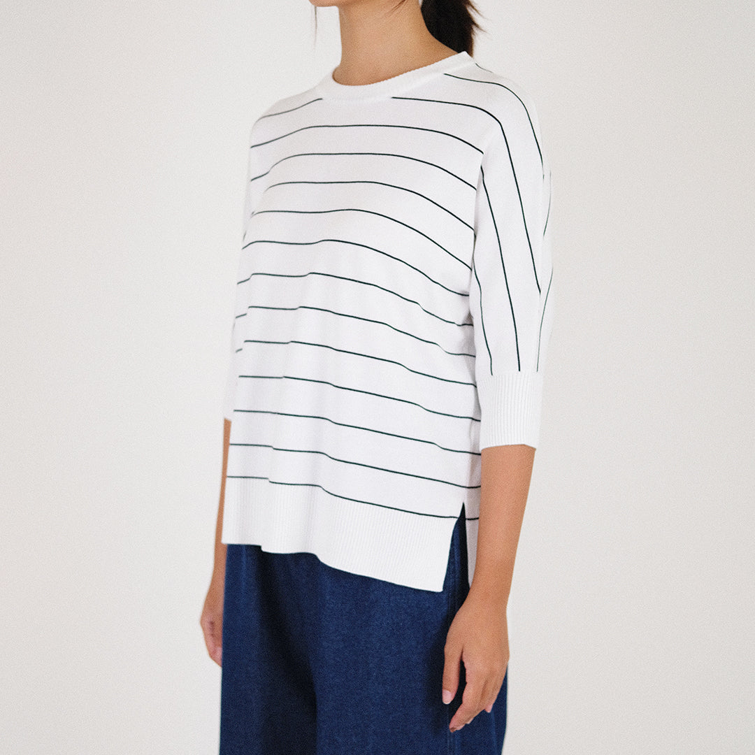 Women Batwing Sweater
 - Off White - SW2303043A