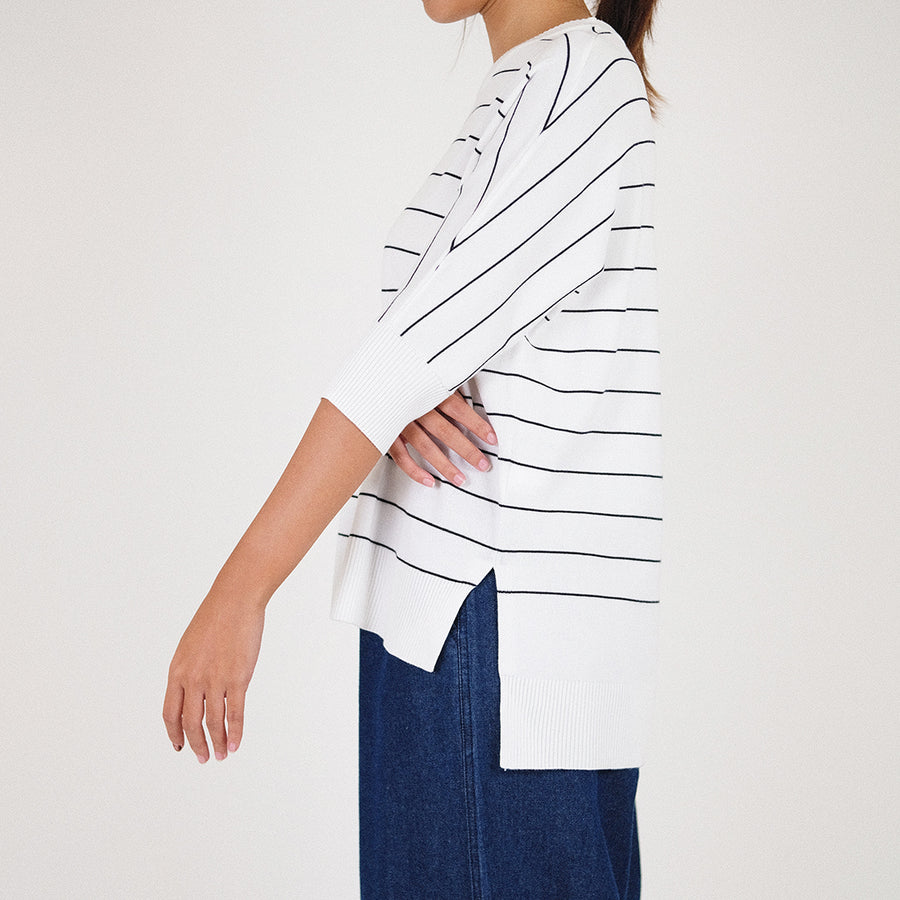 Women Batwing Sweater
 - Off White - SW2303043A