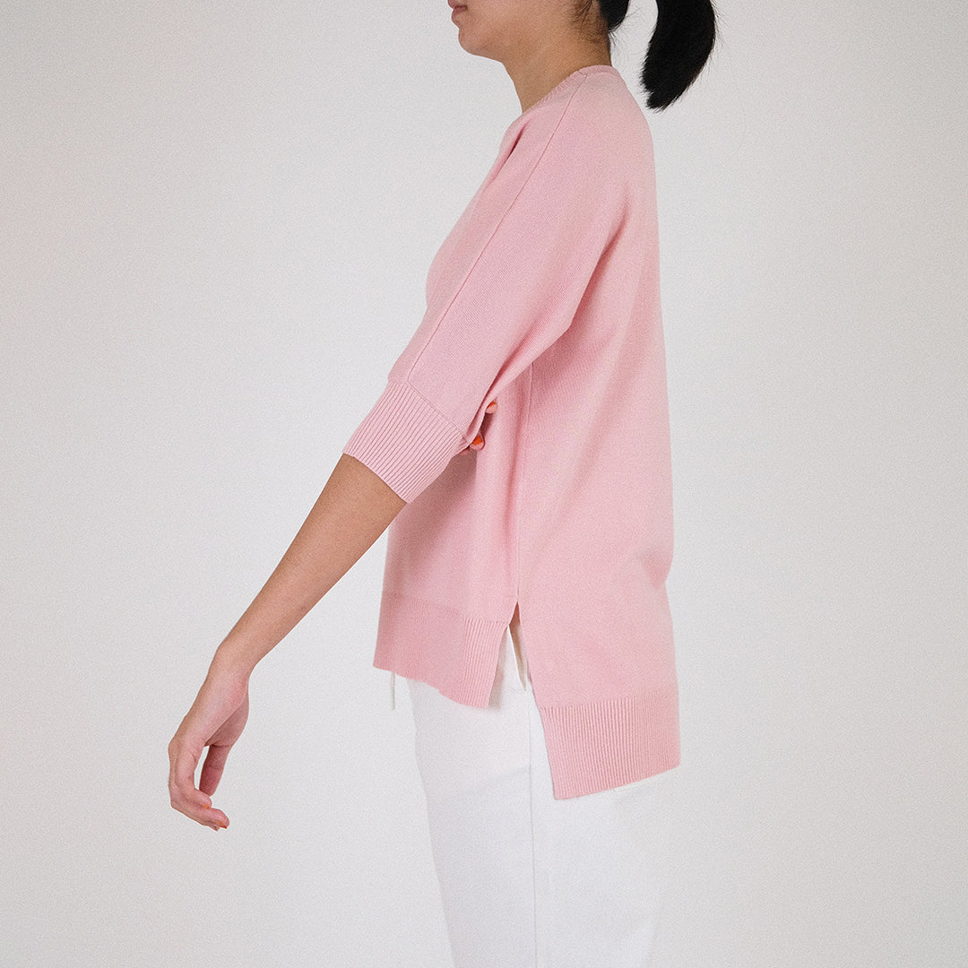 Women Batwing Sweater
 - Light Pink - SW2303043C