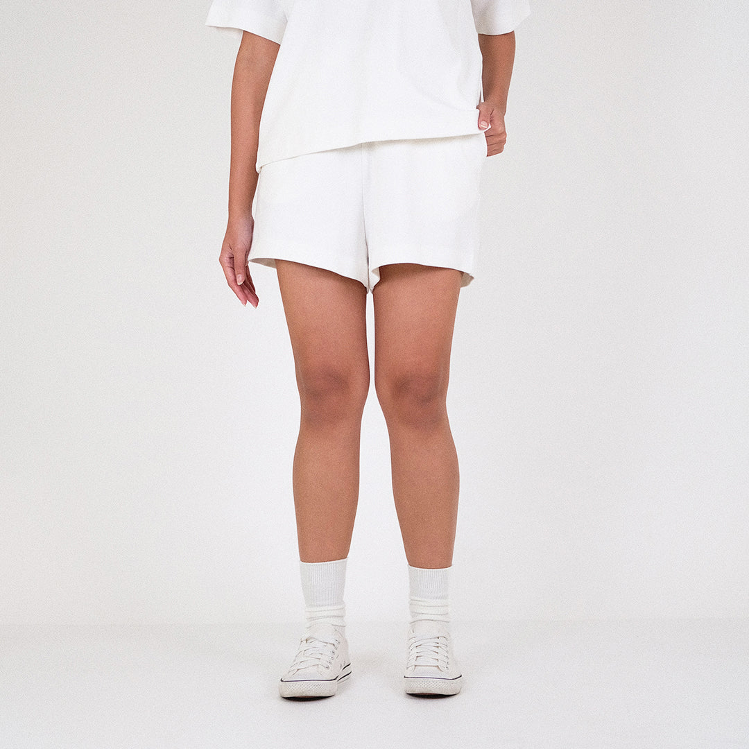 Women Elastic Waist Sweatshorts - SW2305059
