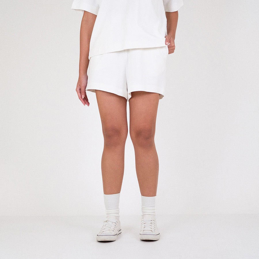 Women Elastic Waist Sweatshorts - SW2305059